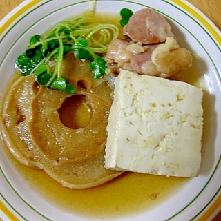 鶏肉と車麩の煮物